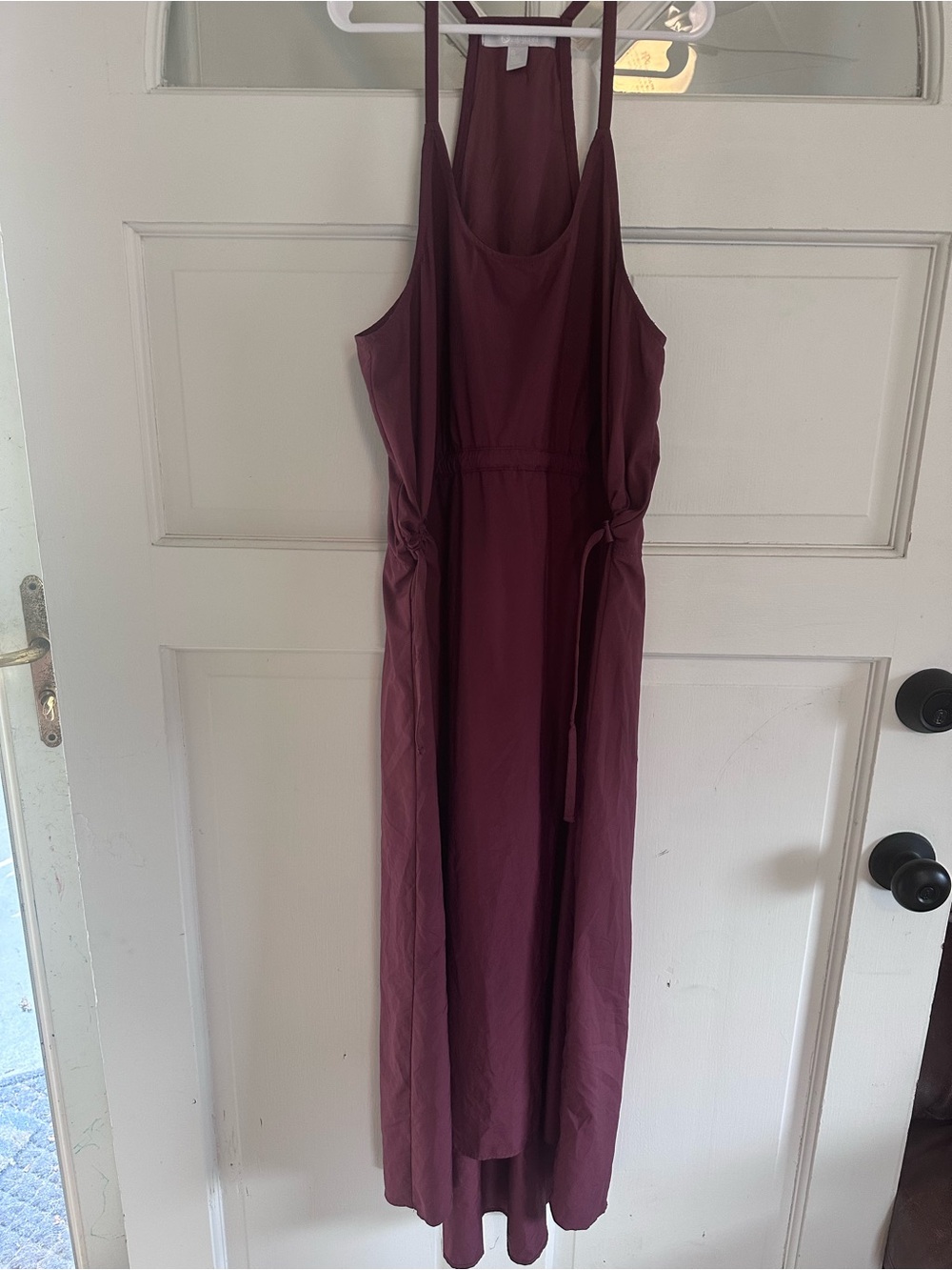 Zella Sleeveless Maxi Dress in Plum